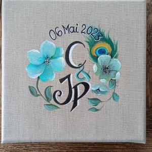 Cadeau de mariage 20x20cm : 35€