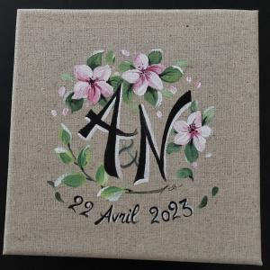 Cadeau de mariage 20x20cm : 35€