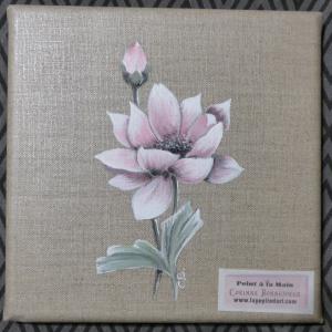 Acrylique sur toile de lin 20 x 20 cm 35€