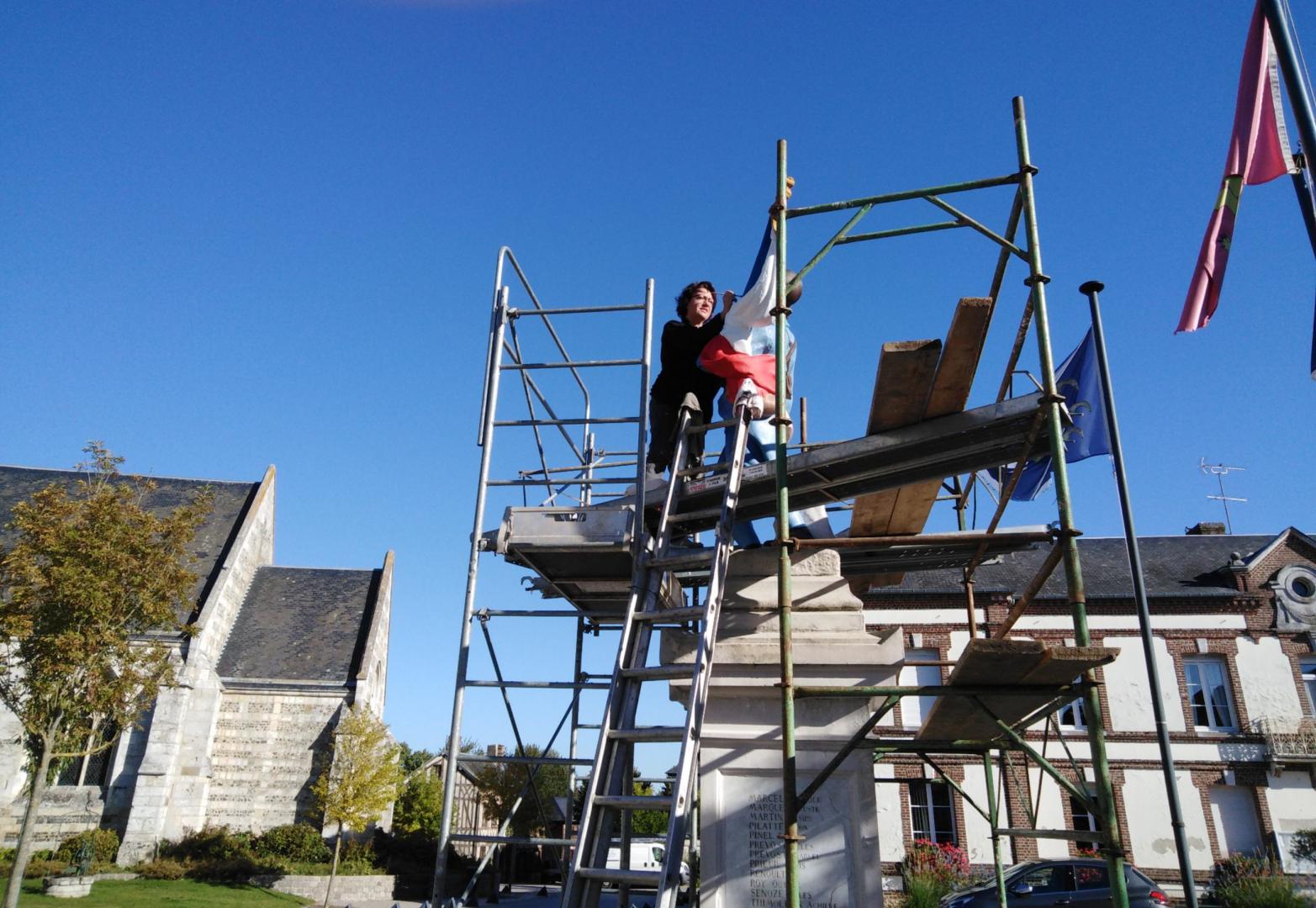 Rénovation de statues historiques